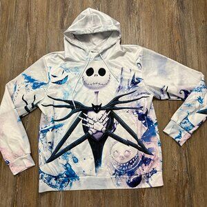 Nightmare Before Christmas Hoodie - Women's Size Medium - 100% Polyester
